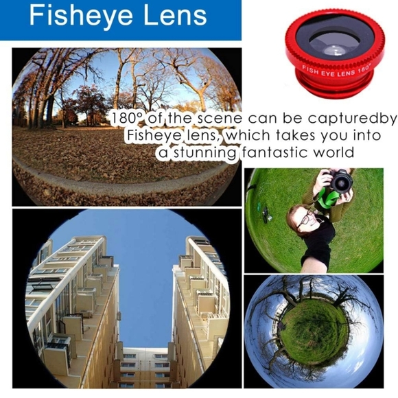 Universal Clip camera lens for Iphones or ipad and most Smartphones -New in box - Picture 4 of 5